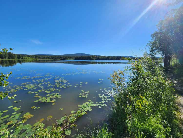 small lake trail